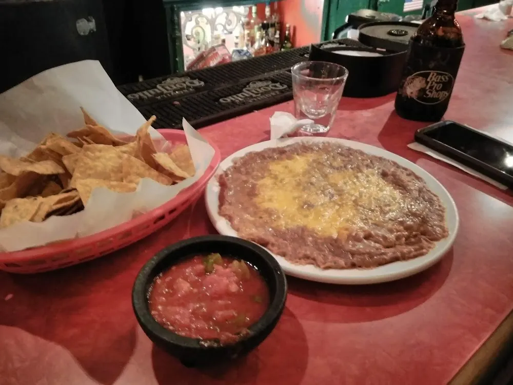Nachos with Beans and Cheese